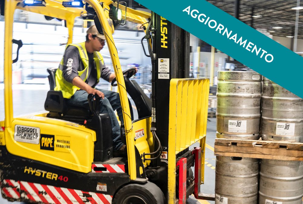 Corsi di Aggiornamento per Addetti alla conduzione dei carrelli elevatori